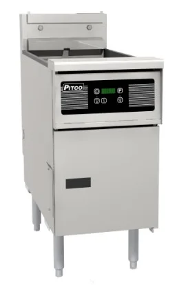 Pitco SE184R 19" Floor Model Electric Full Pot Fryer, 60 lbs