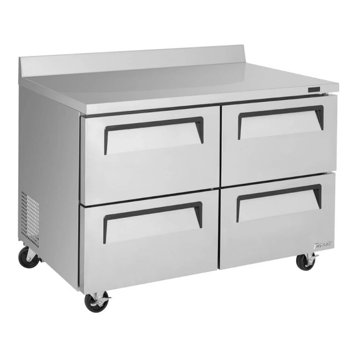 Turbo Air TWR-48SD-D4-N 48" 2-Section Worktop Refrigerator w/ 4 Drawers, 12 cu. ft.