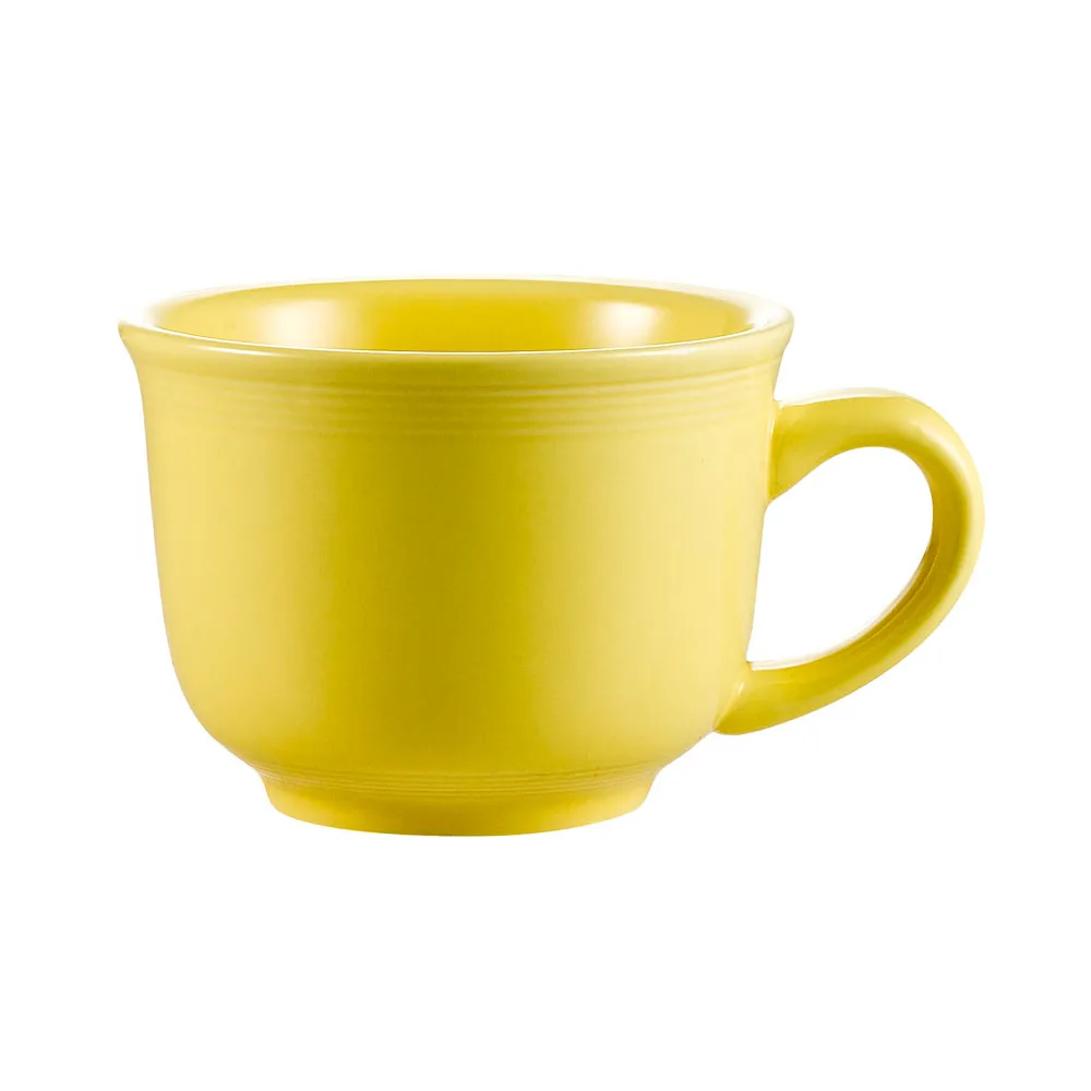 CAC China TG-1-SFL - Tango Coffee Cup, 7.5 oz, 3½" Dia x 2¾" H, Porcelain, Microwave Safe - 1 Dozen