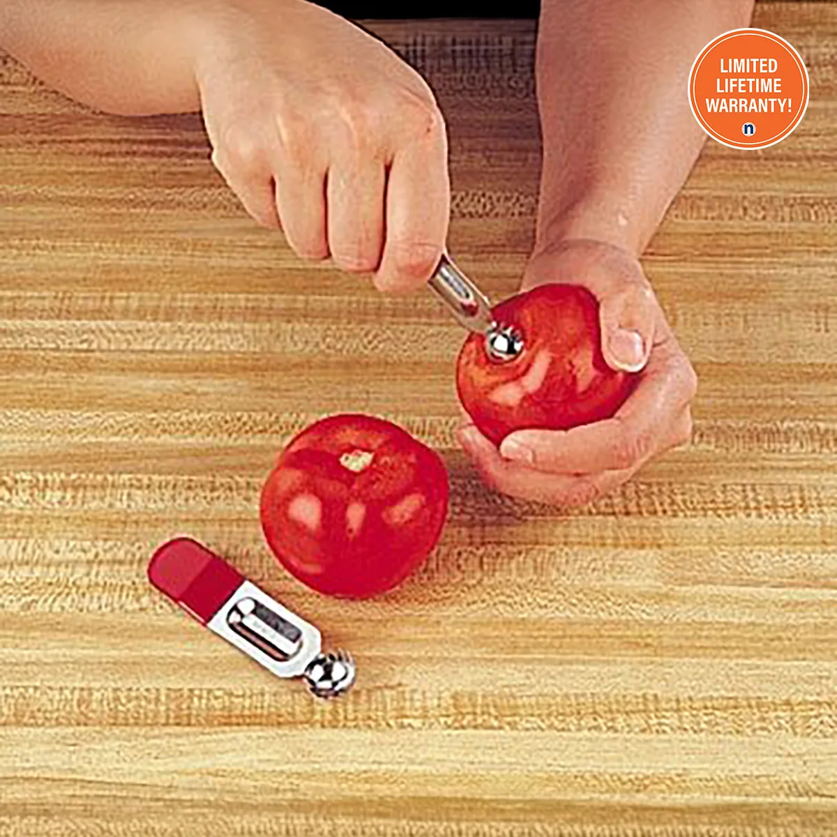 Nemco 55874-2 Easy Scooper™ Tomato Stem Remover, 2 Per Pack