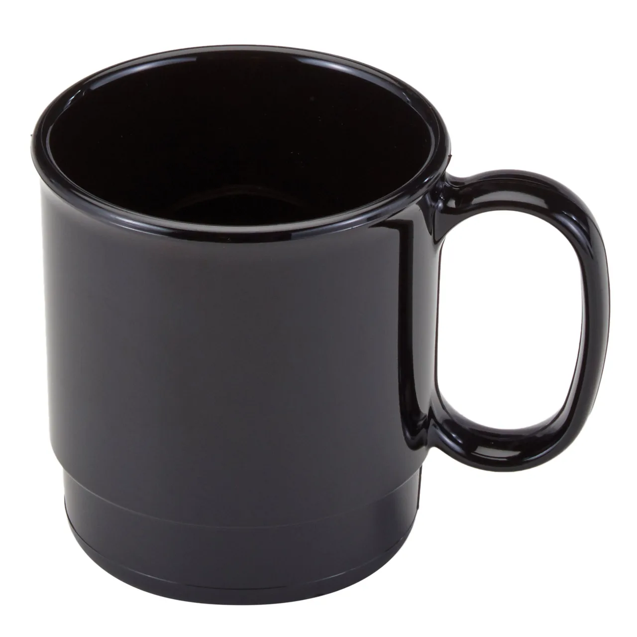 Cambro 75CW110 Cup – 7.5 oz, 4‑1/16" Dia x 3‑3/16" H, Black Polycarbonate, NSF‑Listed