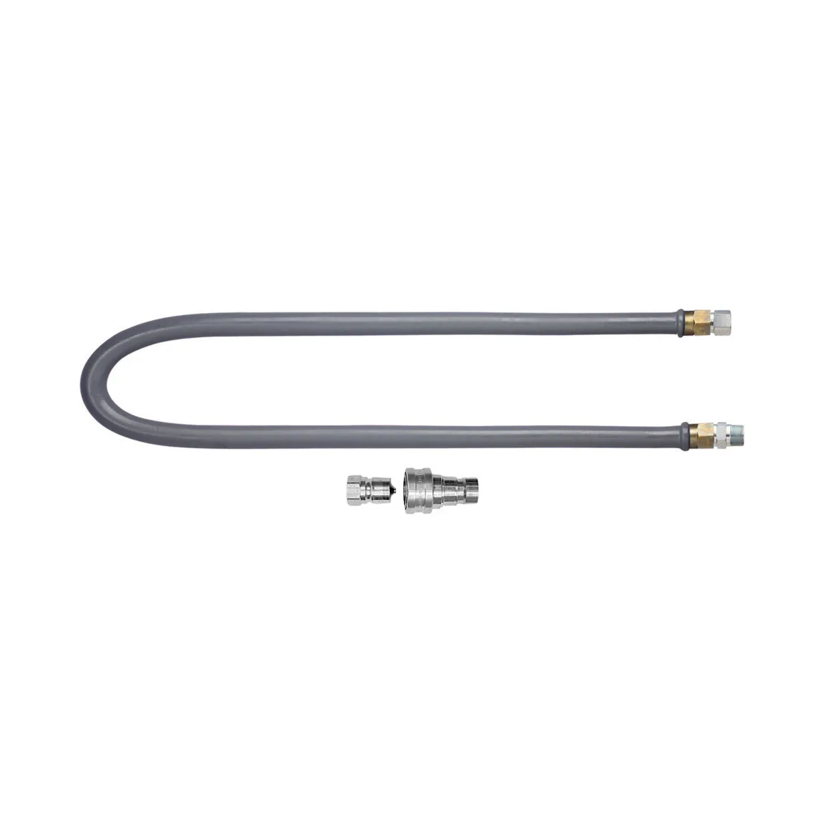 Dormont W37BP2Q72 Hi-Psi® Water Connector Hose, 3/8" Dia. x 72" L / Covered with S. Steel Braid
