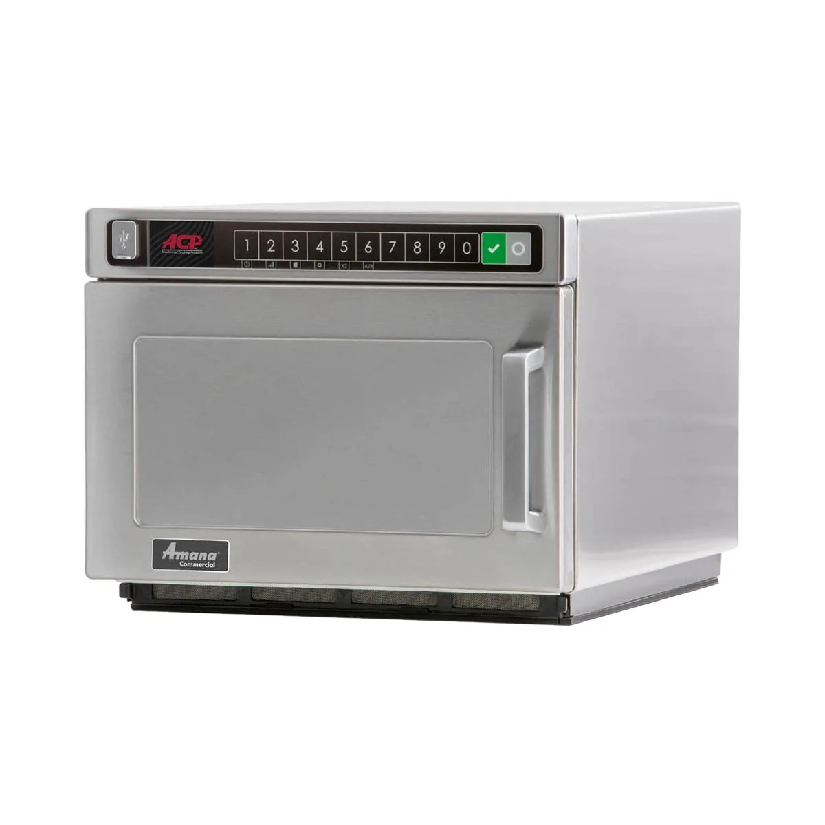 Amana HDC18SD2 1800W Commercial Heavy Duty Microwave Oven, 0.6 Cu. Ft., Push Button, 208/240V