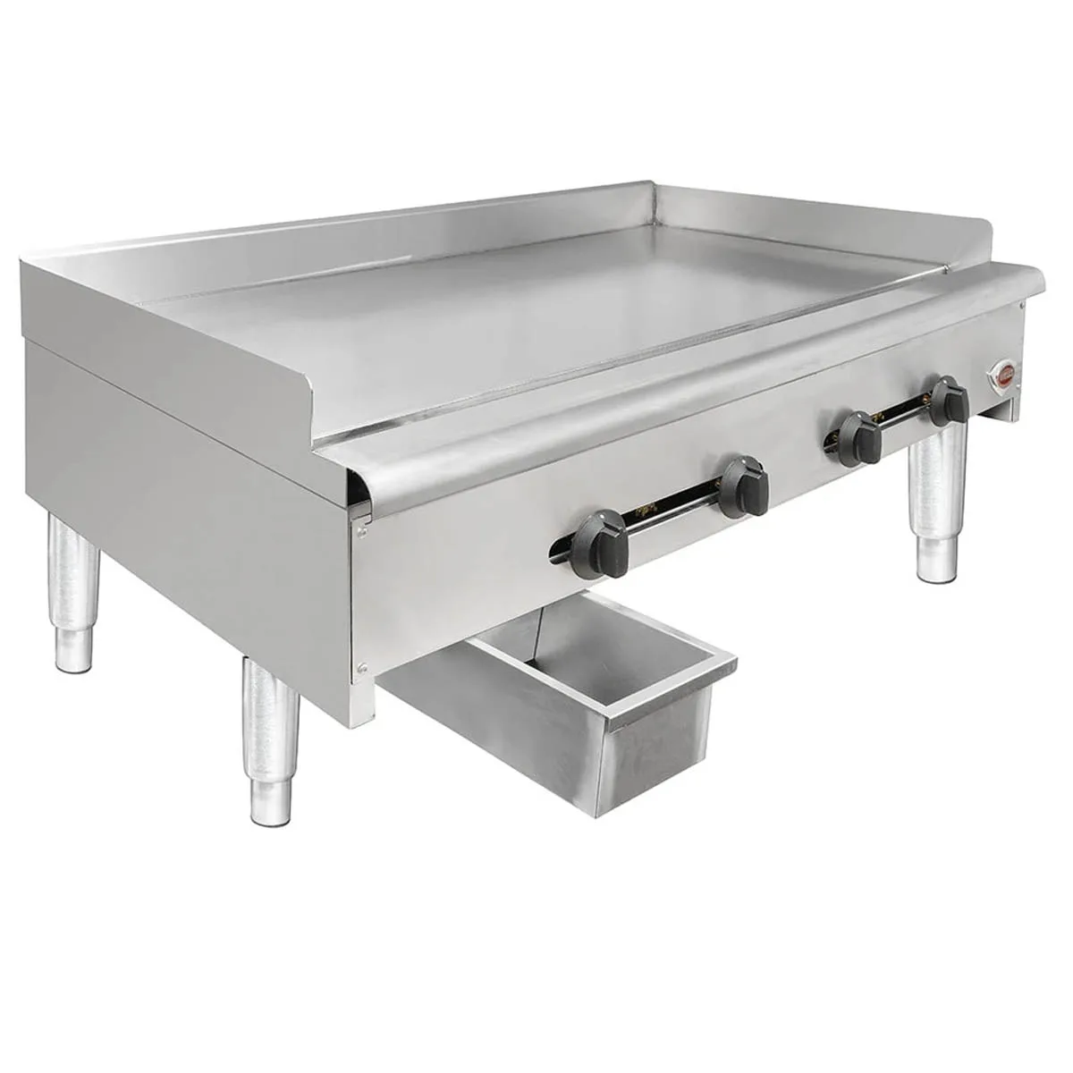 Wells HDG-4830G 48" Countertop Manual Gas Griddle, 3/4" Steel Plate, 120.000 BTU