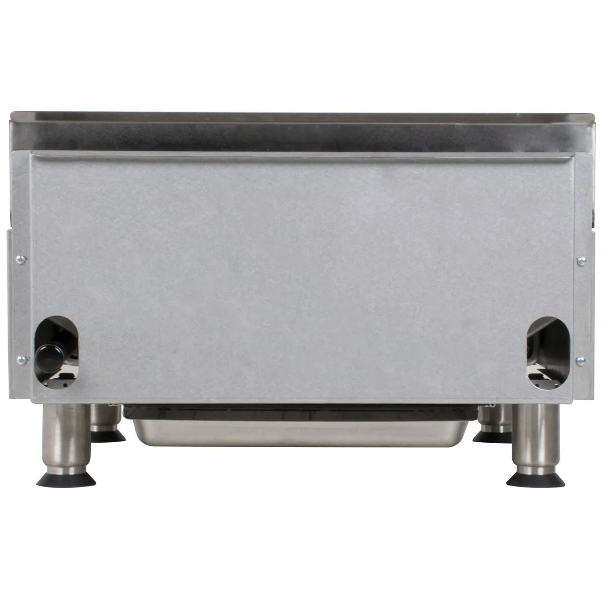 APW Wyott GGM-24S 24" Countertop Gas Griddle with Manual Controls, 3/4" Steel Plate, 40.000 BTU