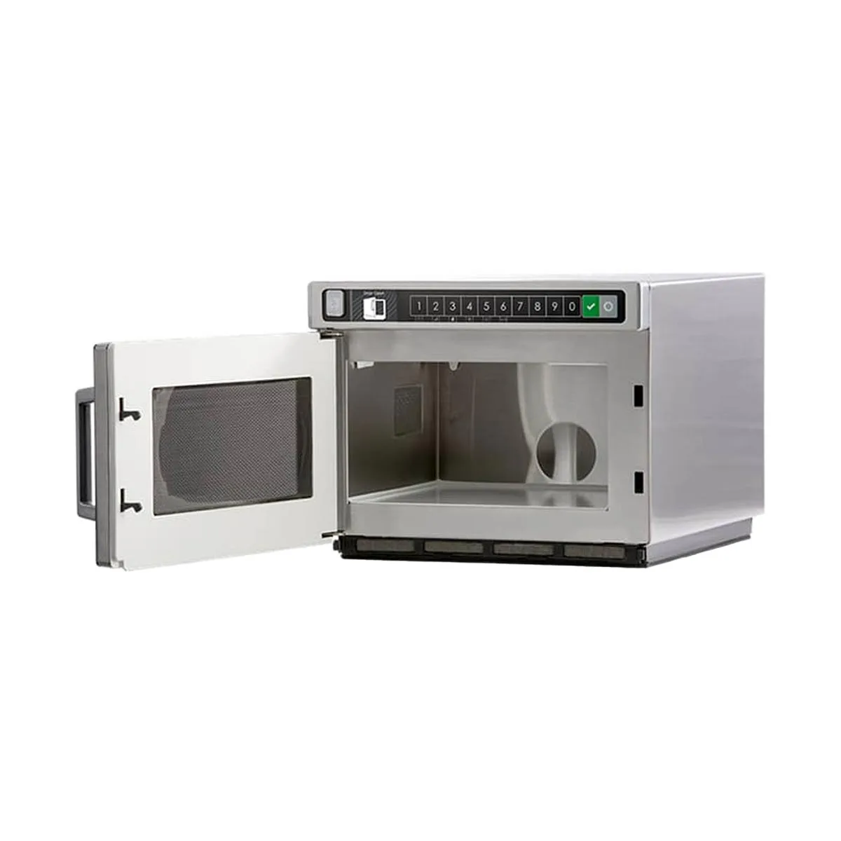 Amana HDC1015 1000 Watts Commercial Countertop Microwave Oven, 0.6 Cu. Ft., Push Button, 120V