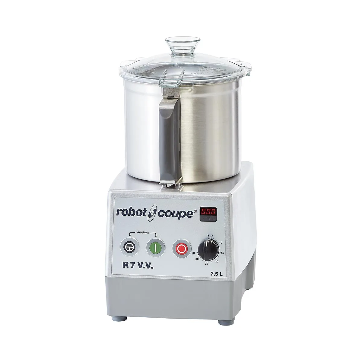 Robot Coupe R7VV Vertical Cutter Mixer, (3) Blades, 7.5L Bowl, 2 HP, Variable Speed