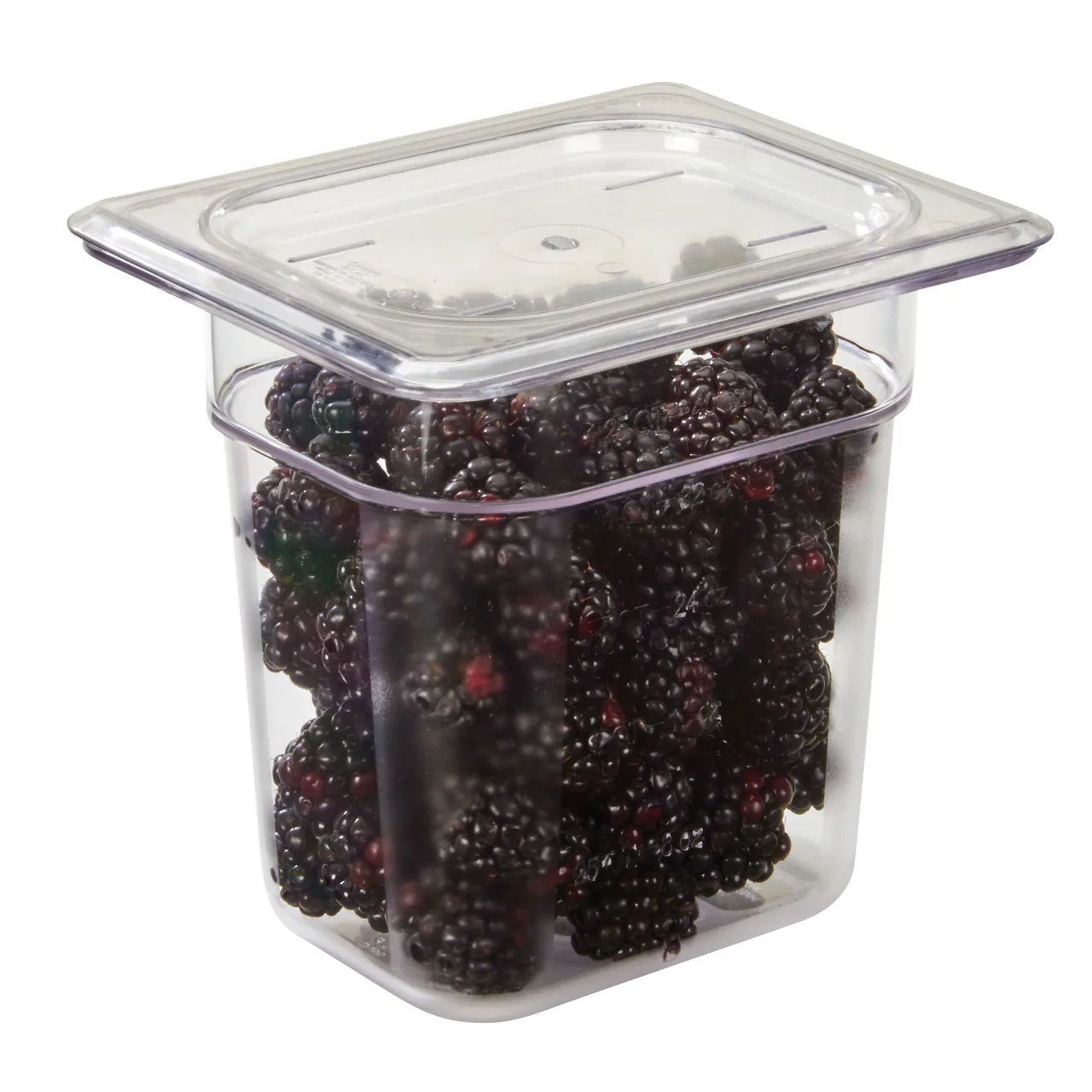 Cambro 80CWC135 Food Pan Cover – 1/8 Size Flat Clear Polycarbonate Lid, NSF