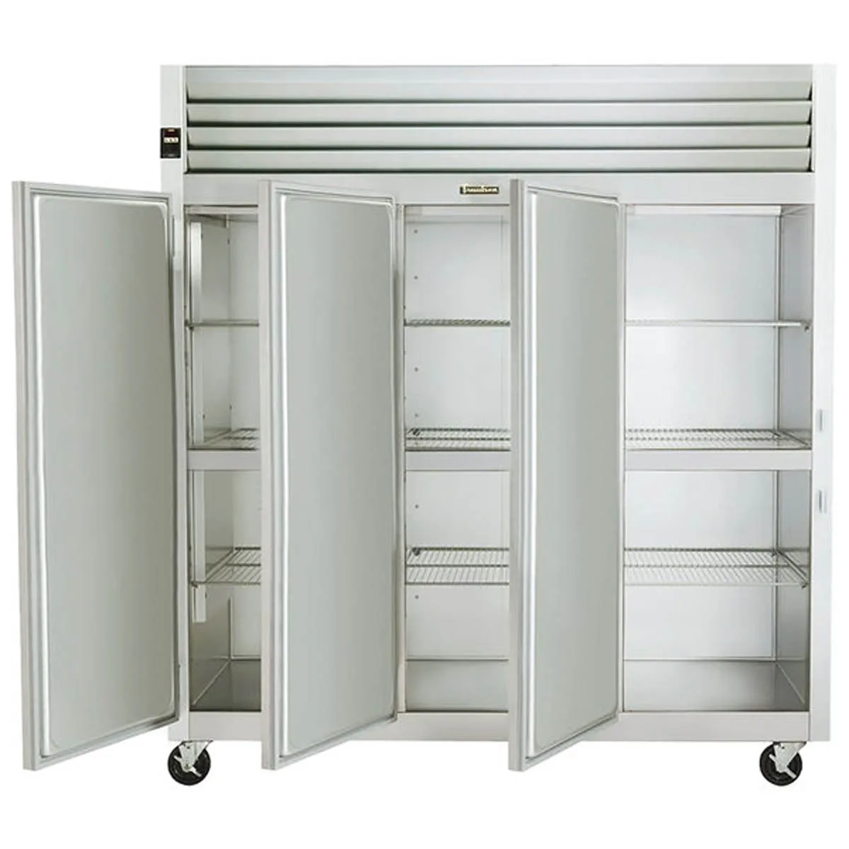 Traulsen G30013 76" 3-Section Reach-In Refrigerator w/ 3 Solid Doors (hinged left/left/left), Top Mount, 69.3 cu. ft.