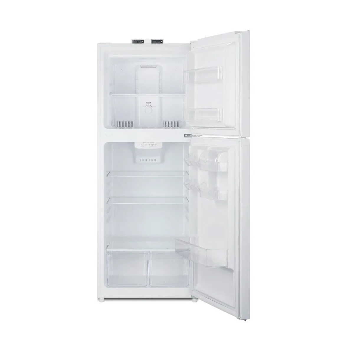 Summit BKRF1088W 23" Break Room Refrigerator-Freezer in White, 10.1 cu. ft.