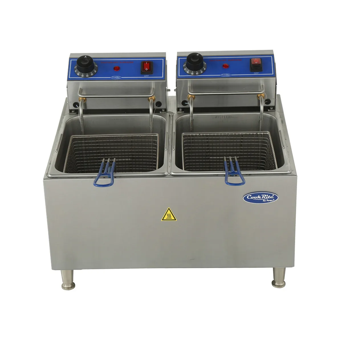 Atosa USA ACEF-32 Split Pot Electric Fryer w/ 32 Lb. Capacity, 208/240V, (2) 2900/3800W