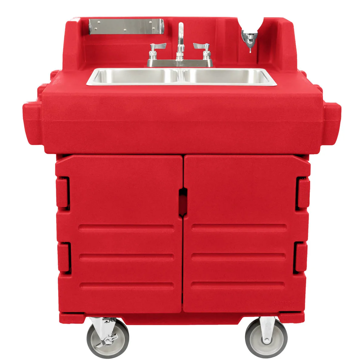 Cambro KSC402158 Camkiosk® Hand Sink Cart, with 2 Compartment Sink