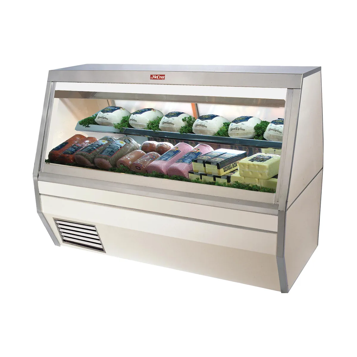 Howard-McCray SC-CDS35-8-S-LED 95" Flat Refrigerated Deli Display Case