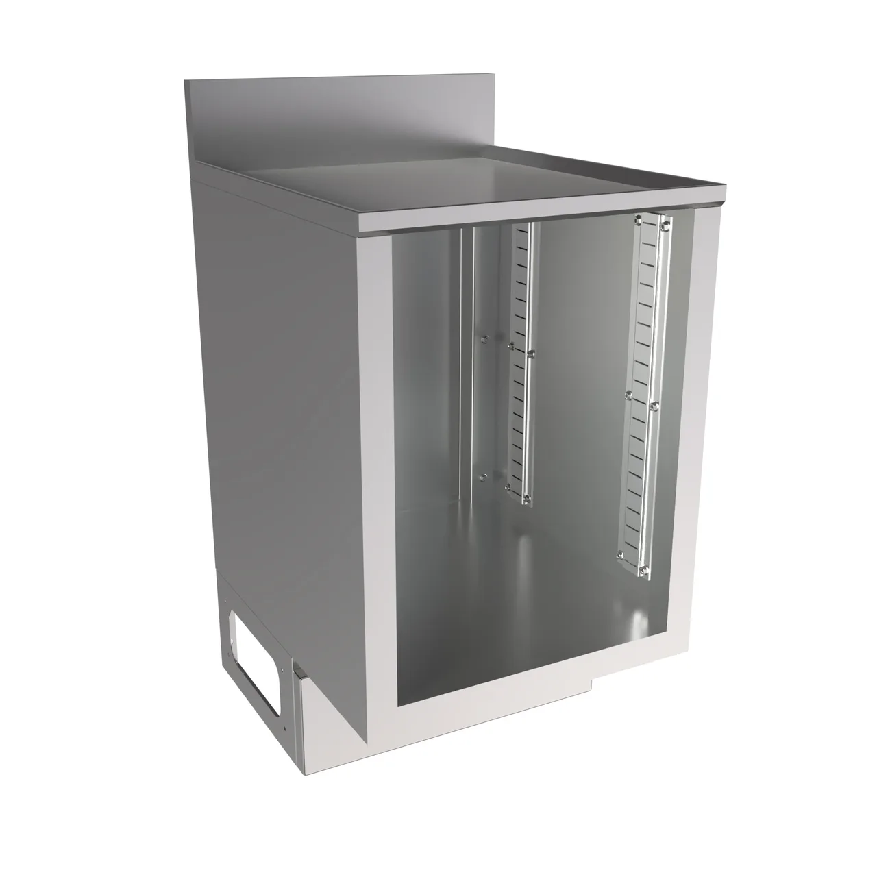 BK Resources UBC-B-21-W18 Well Series Underbar Cabinet, Flat Top, 18"X21", Base