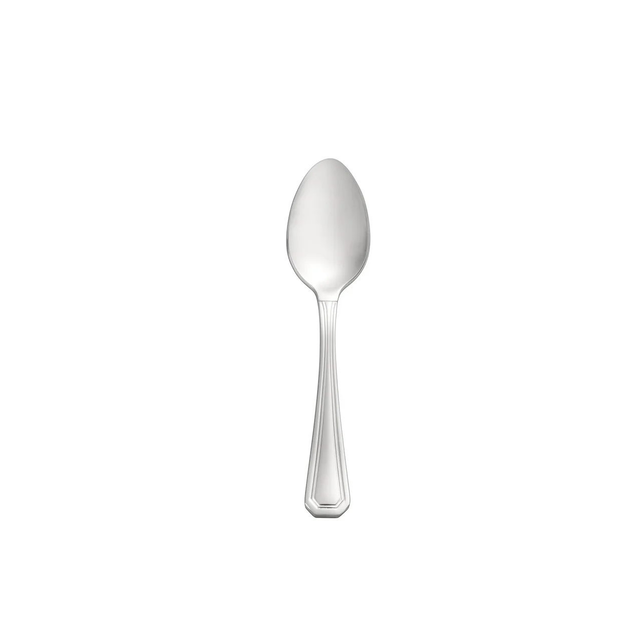 CAC China 8006-09 Lux Demitasse Spoon, 4-3/8" Extra Heavy, 18/8 Stainless Steel - 1 Dozen