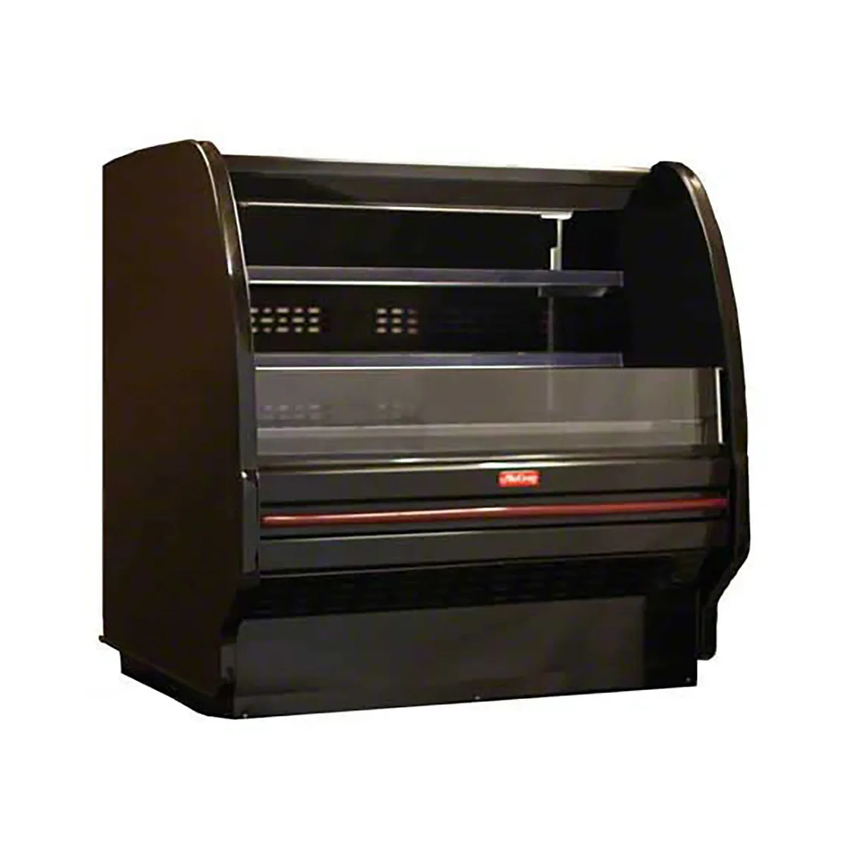 Howard-McCray SC-OD40E-3L-B-C--LED 39" Dairy Curved End Open Air Merchandiser in Black