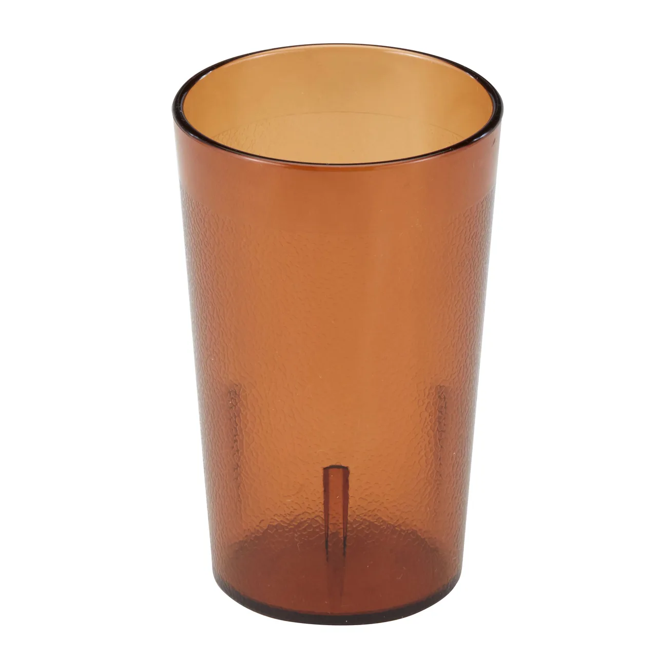 Cambro 950P153 - 9.8 oz Amber Tumbler, 2-3/4" Dia, SAN Plastic, Sani‑Rim, Dishwasher Safe - 72/Case