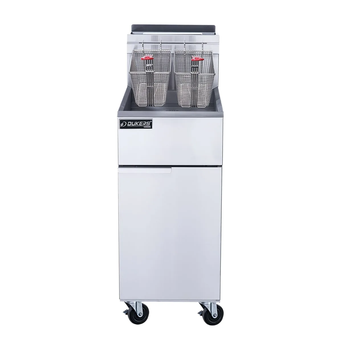 Dukers DCF4-NG Gas Fryer - (1) 50 lb Vat, Floor Model, Natural Gas