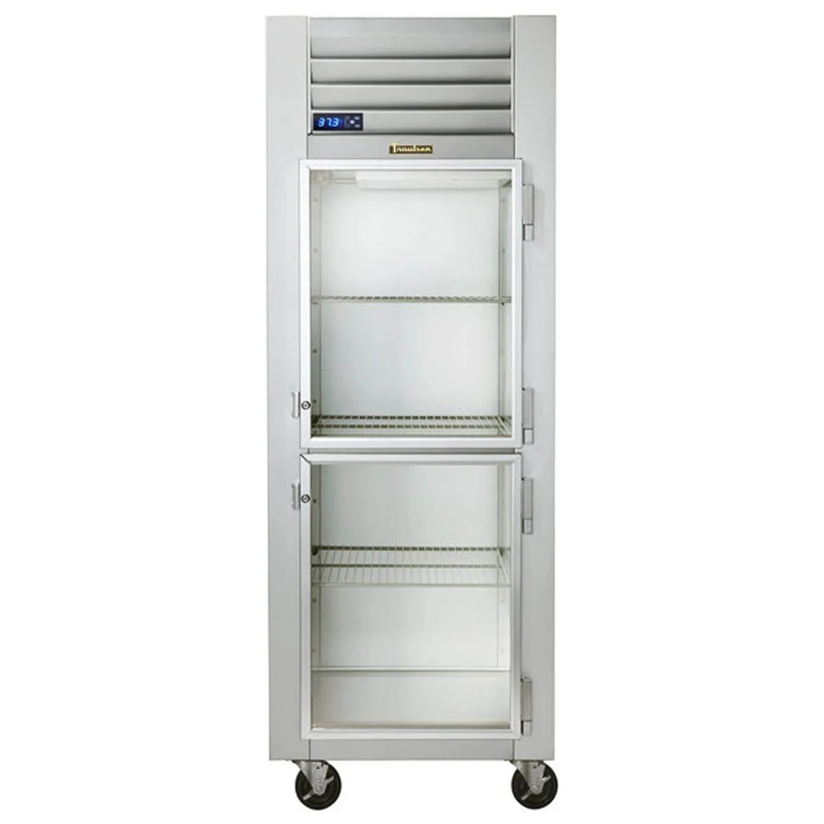 Traulsen G11000-032 30" 1-Section Reach-In Refrigerator w/ 2 Glass Right Hinged Half-Doors, Top Mount, 23.67 cu. ft.