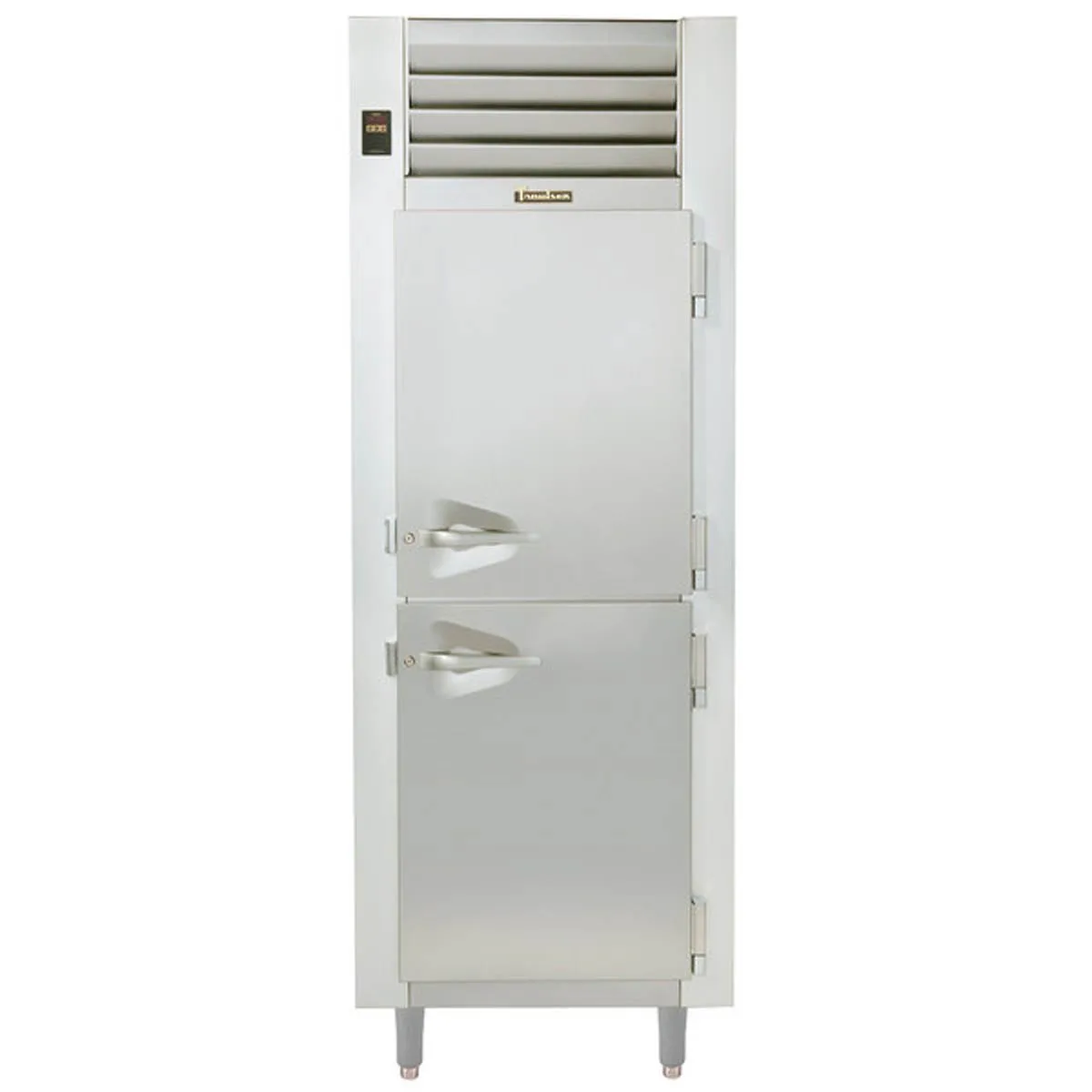 Traulsen RDH132WUT-HHS 1-Section 2-Door Half Stainless Dual Temp Cabinet 22 Cu Ft 34-35" Depth