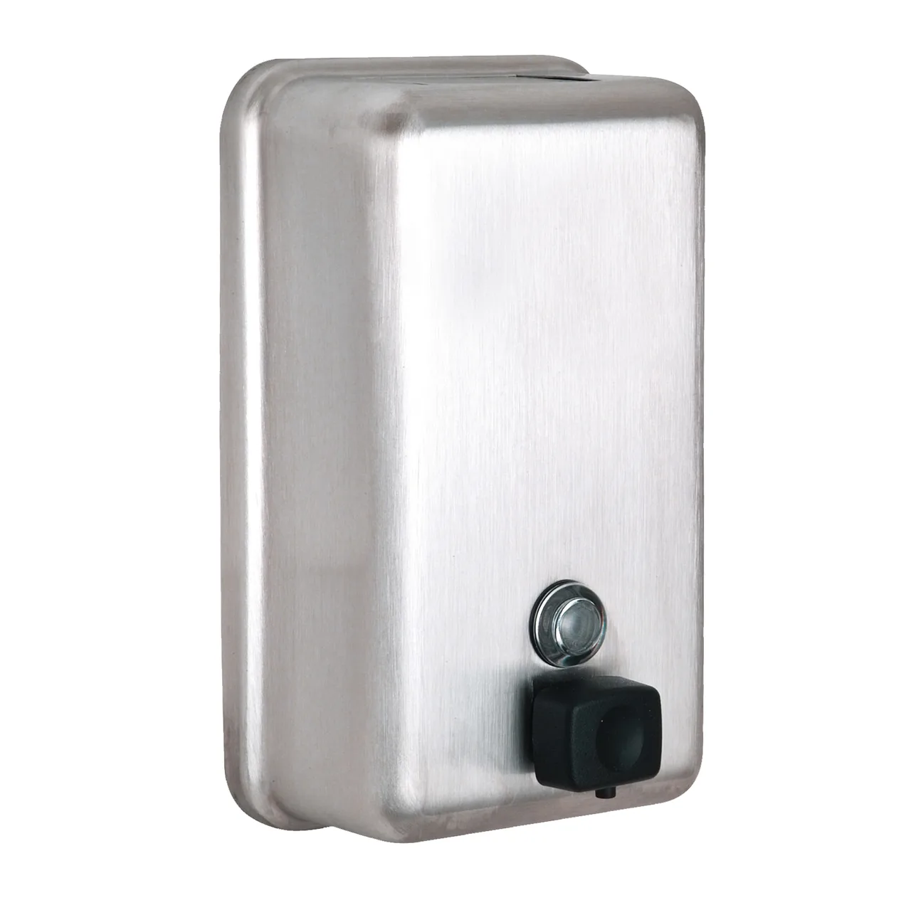 Alpine Industries ALP423-SSB Soap Dispenser, Vertical Wall Mount