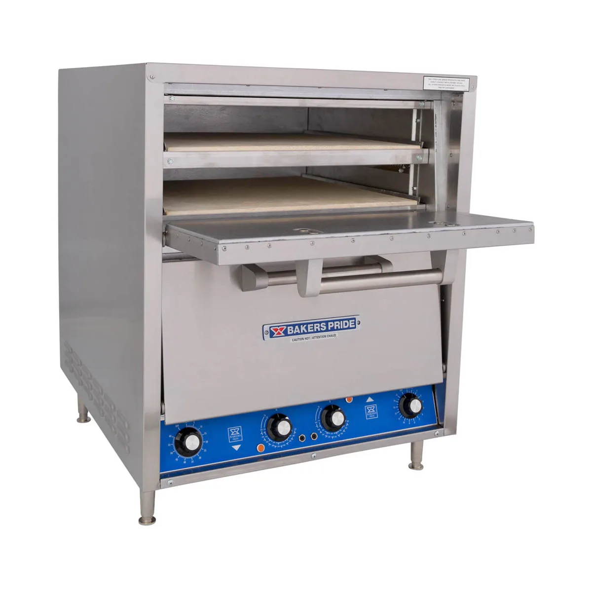 Bakers Pride P46-BL 26" Electric Countertop Pizza Bake Oven w/ 2 Decks, Thermostatic Controls