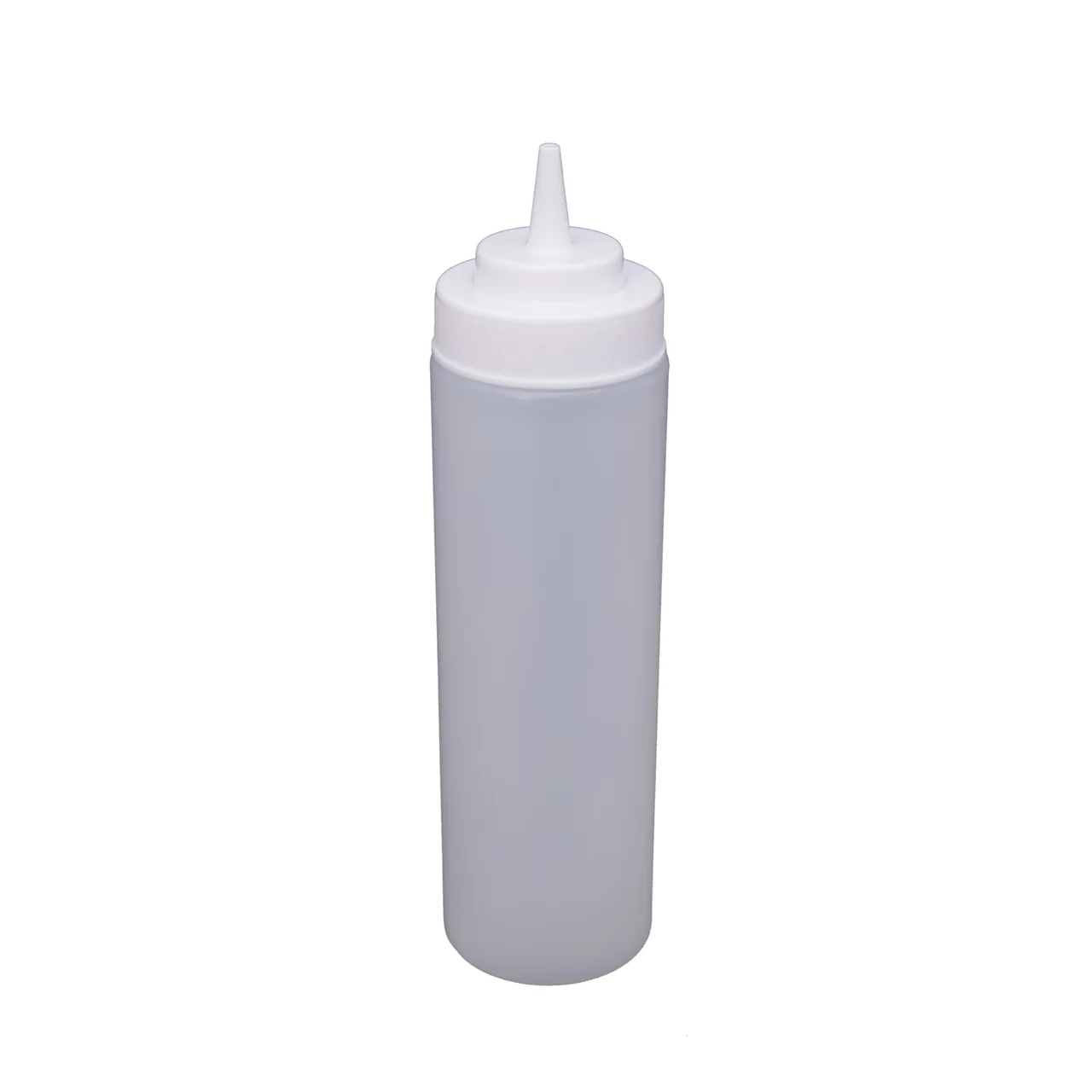 CAC China SQBT-W-24C - 24 oz Bottle, Wide‑Mouth Open Tip, Leak‑Proof Cap, BPA‑Free - 6/Pack