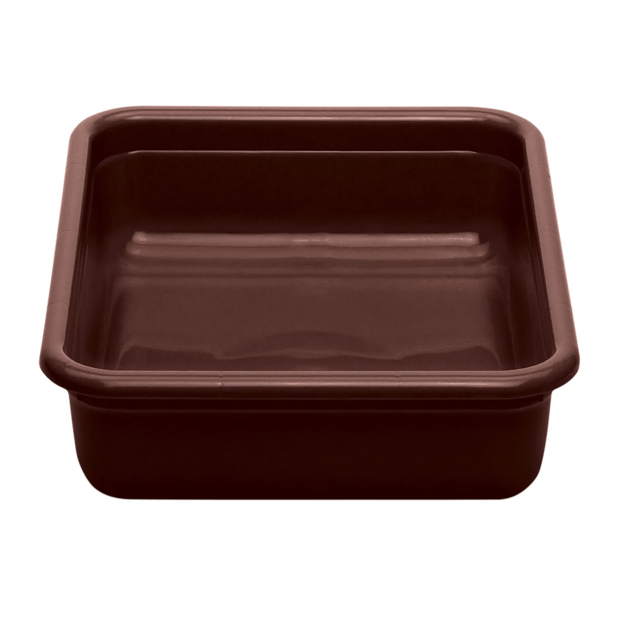 Cambro 1722CBR131 Cambox® Bus Box, 16-7/8"L x 21-7/8"W x 4-3/4"H, Hi-Impact Plastic, Dark Brown, 1-Compartment
