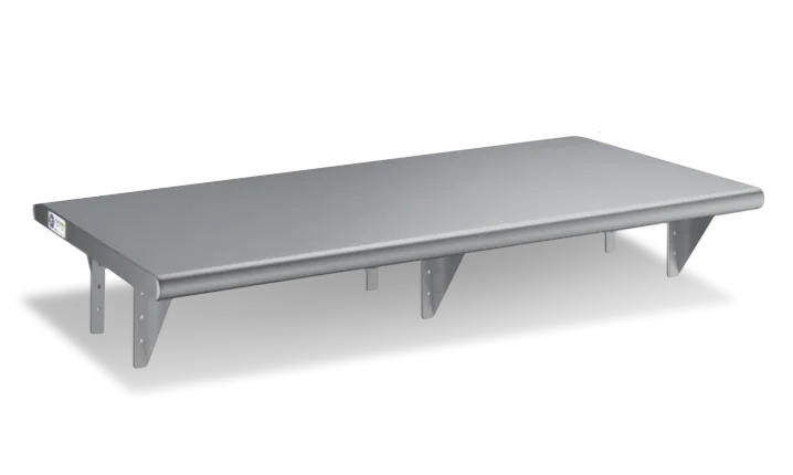 Steel Works SWPTS-2460-316 Heavy Duty Stainless Steel Single Pass Thru Shelf - 60"W x 24"D