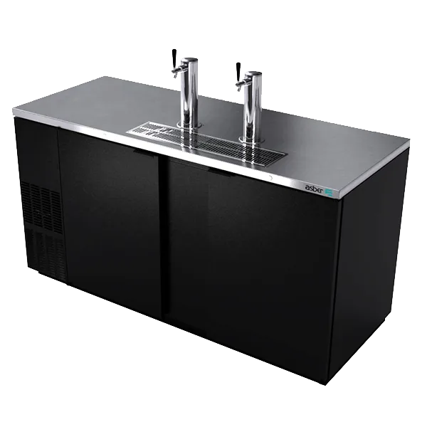 Asber ADDC-68 69" Direct Draw Beer Cooler, 3 Keg Capacity
