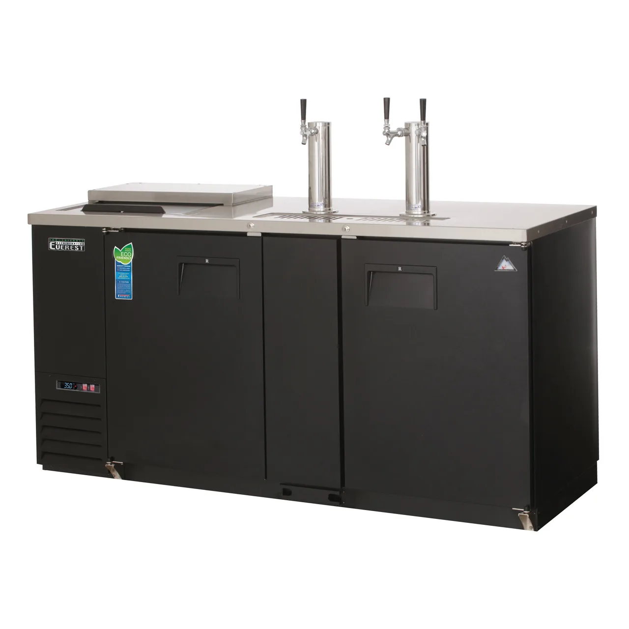 Everest EBD3-CT 68" Club Top Direct Draw Keg Refrigerator, 3 Keg
