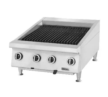 Garland US Range UTBG24-NR24 23" Countertop Gas Radiant Charbroiler w/ Non-Adjustable Grates