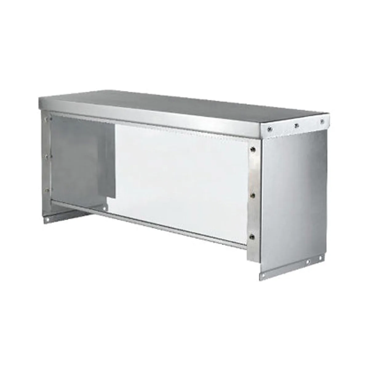 Klinger's Trading KSS5 78" Stainless Steel (5) Pan Units with Lexan® Horizontal Panel Serving Guard - Open box