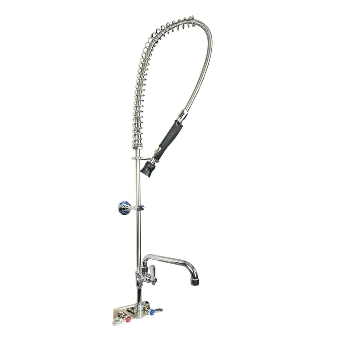 BK Resources EVO-4SMPR-AF12 Evolution Pre-Rinse Assembly with Add-On Faucet