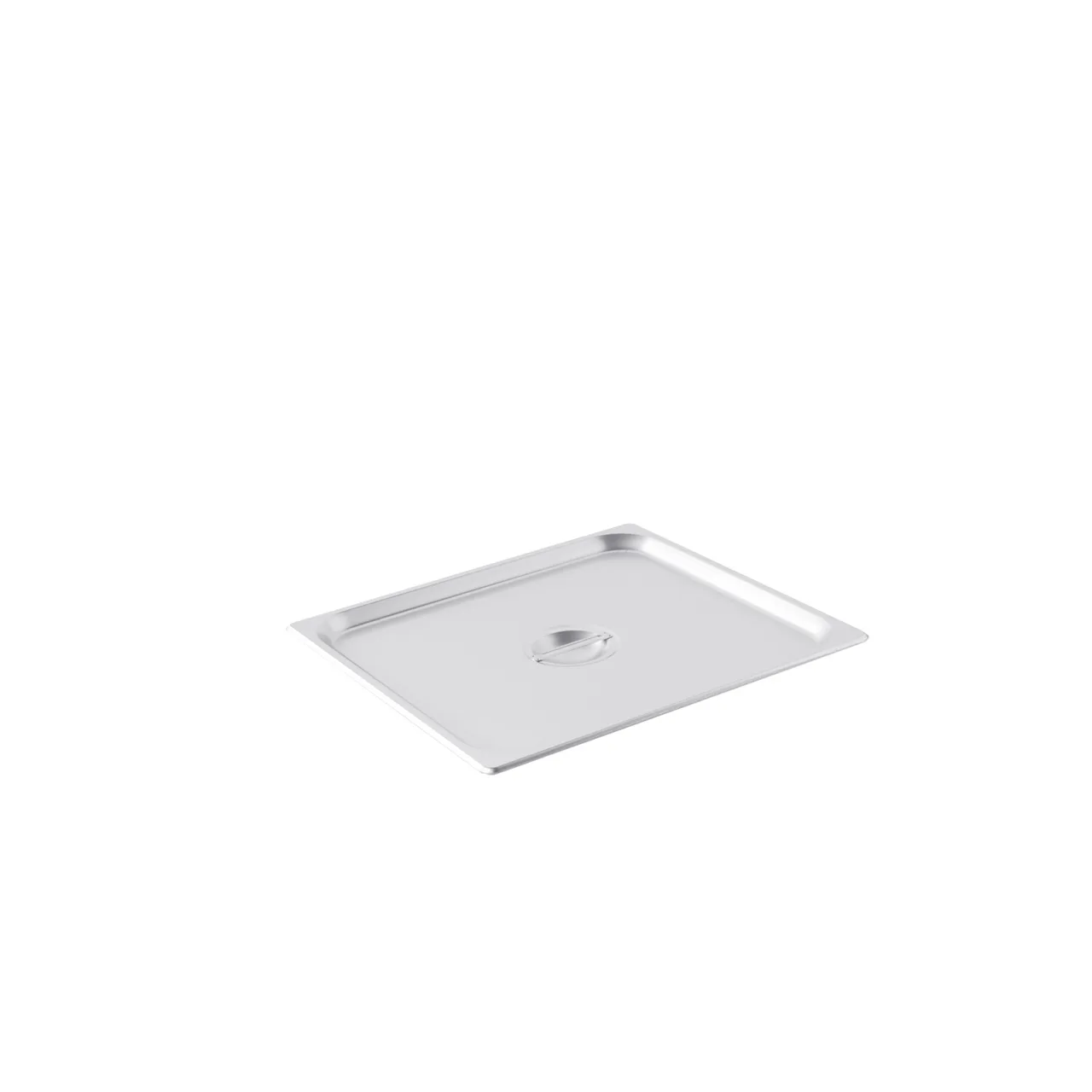CAC China SPCO-2T Steam Table Pan Cover, 2/3-Size, With Handle, 304 Steel, NSF - Sold Individually