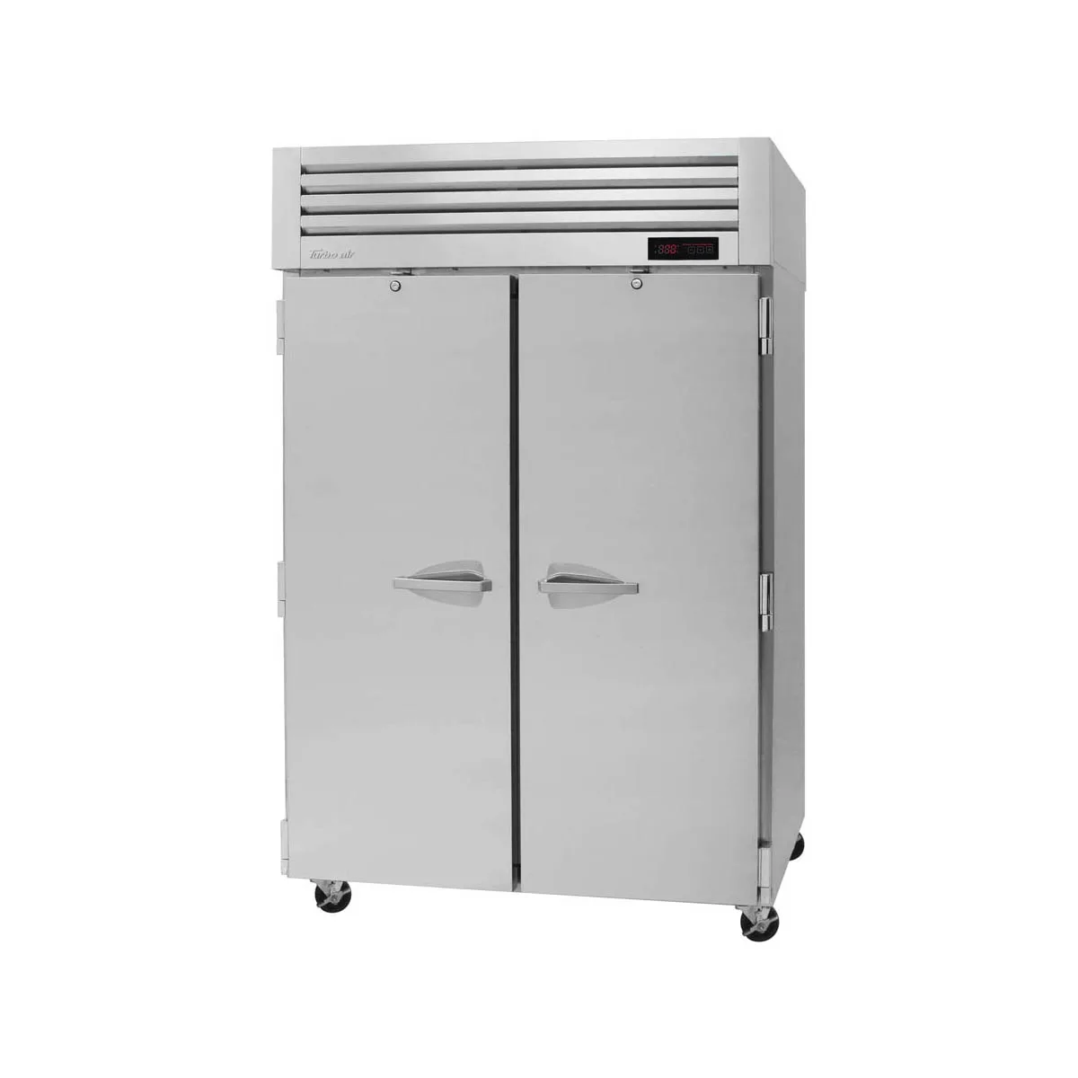 Turbo Air PRO-50H 2-Section Heated Holding Cabinet, 47.7 cu ft, 2-Door Solid Swing Doors, Stainless Steel, 3000W, 208/115V