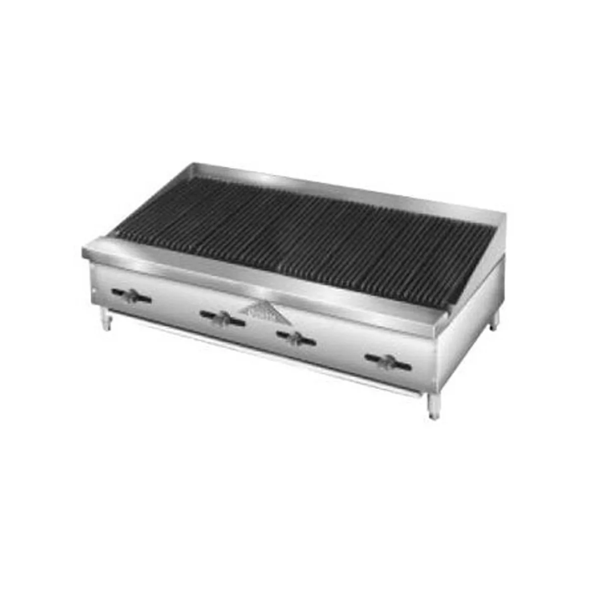 Comstock-Castle FHP48-4RB 48" Countertop Gas Radiant Charbroiler w/ (4) Burners, 100.000 BTU