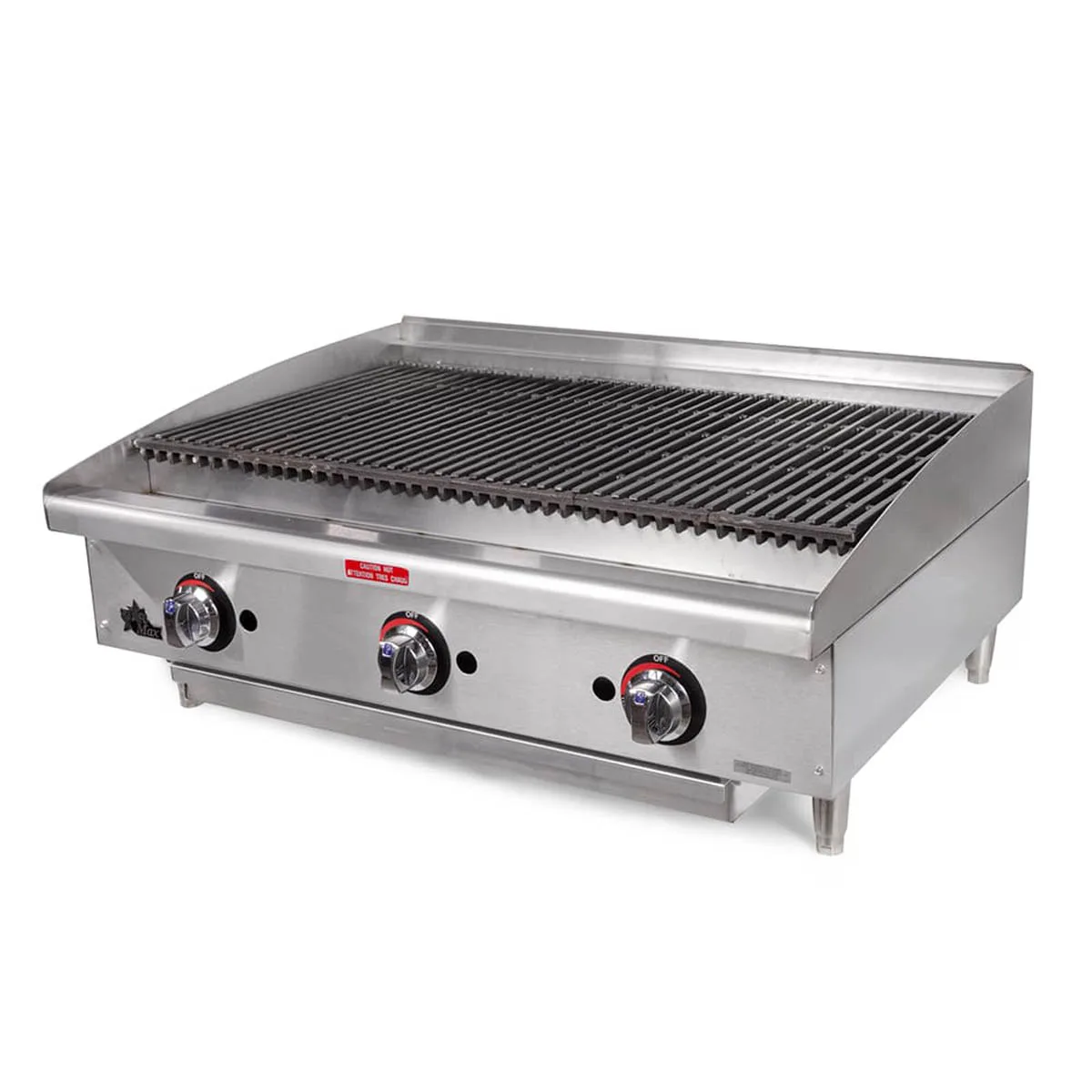 Star 6136RCBF 36" Countertop Gas Radiant Charbroiler w/ (3) Burners, 105.000 BTU