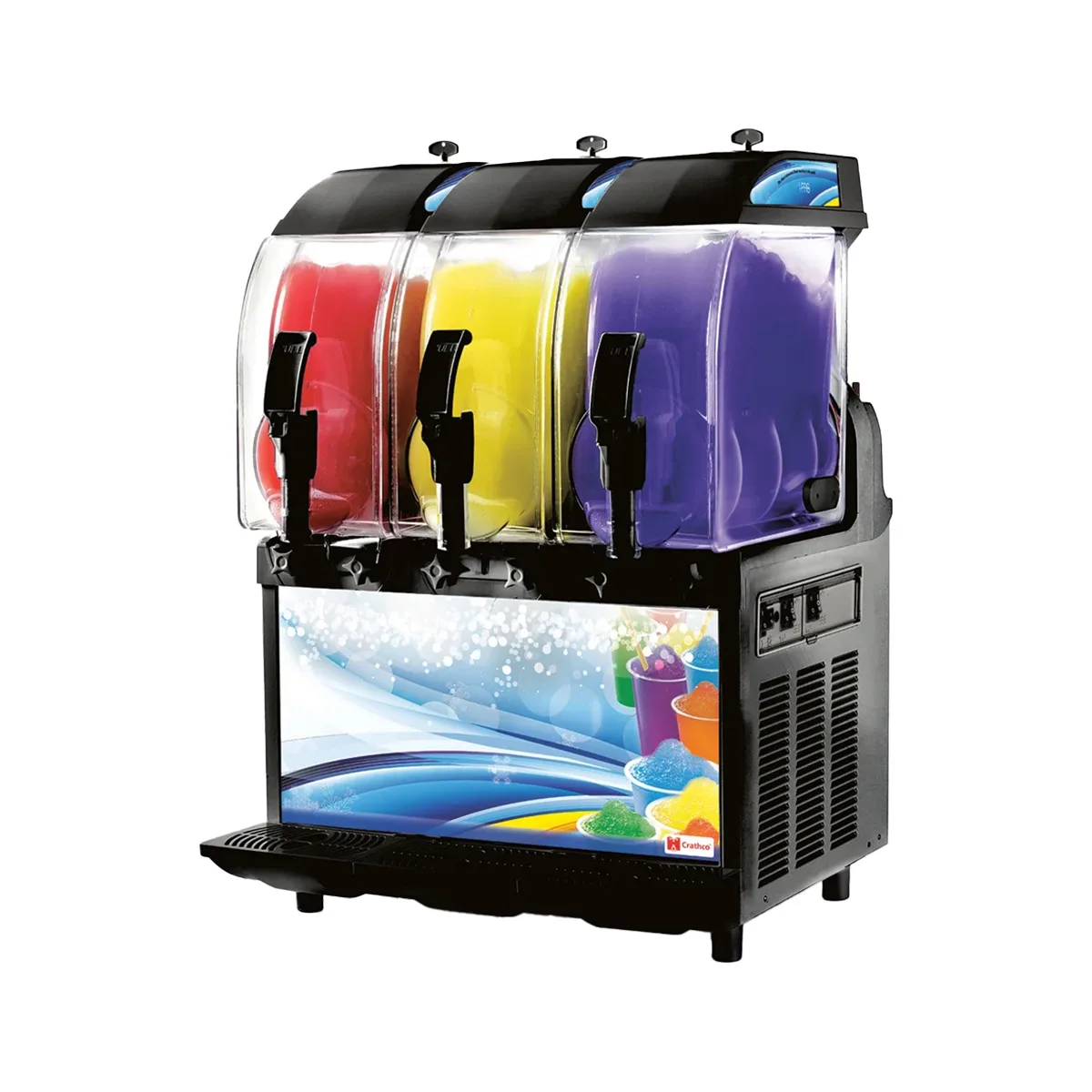 Crathco® I-Pro 3E Bowl Type Frozen Granita Dispenser w/2.9 gal - 115V - Triple