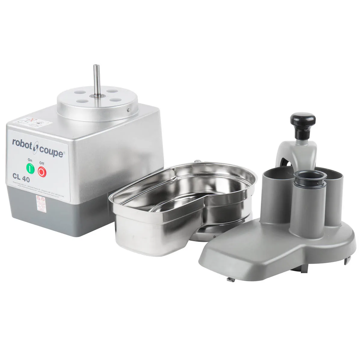Robot Coupe CL40 NODISC Continuous Feed Commercial Food Processor, No Discs, 1 hp