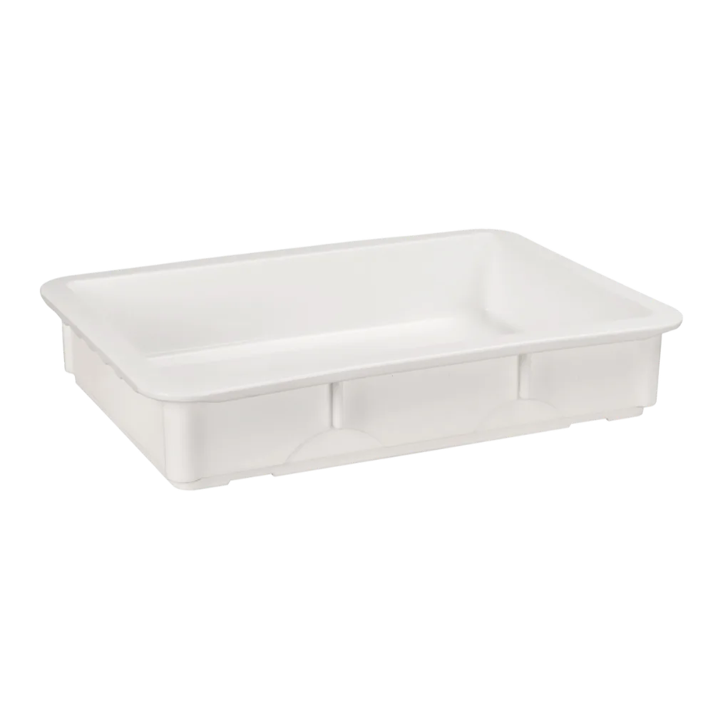 Omcan USA 81153 Stackable Pizza Dough Proofing Box Cover, Fits Model 81152, Clear Polypropylene Lid