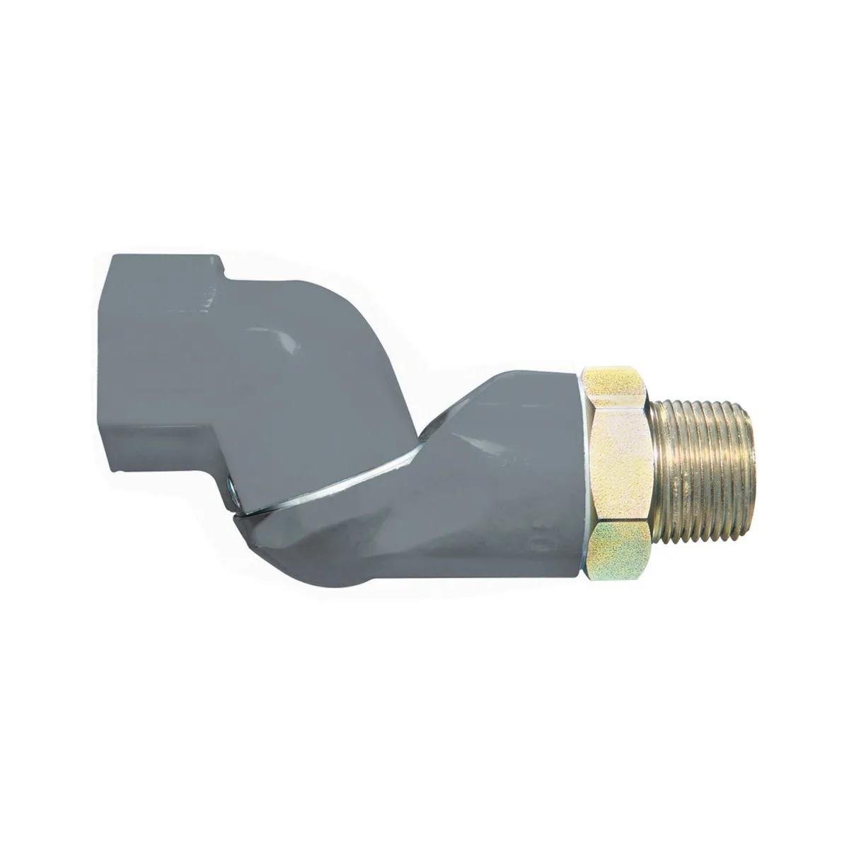 Dormont SM50-GRAY Swivel MAX 1/2" Swivel Connector for Gas Hoses, Gray, 360° Multi-Plane Rotation