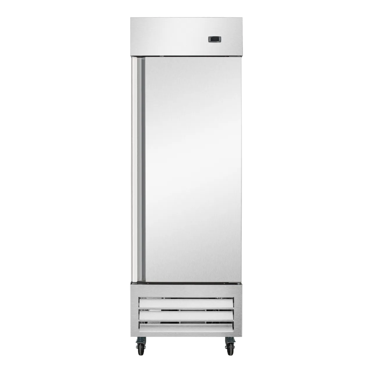 Koolmore KM-RIC-1DSS 1-Section Solid Door Convertible Refrigerator Freezer, Bottom Mounted, 23 cu. ft., Stainless Steel