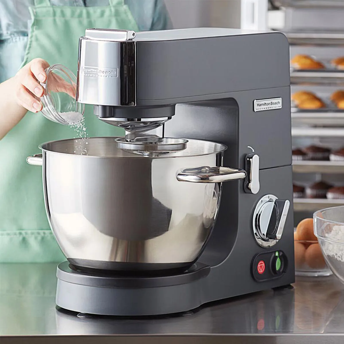 Hamilton Beach CPM800-CE Stand Mixer Commercial Planetary Mixer, 8 qt. Capacity, Variable Speed