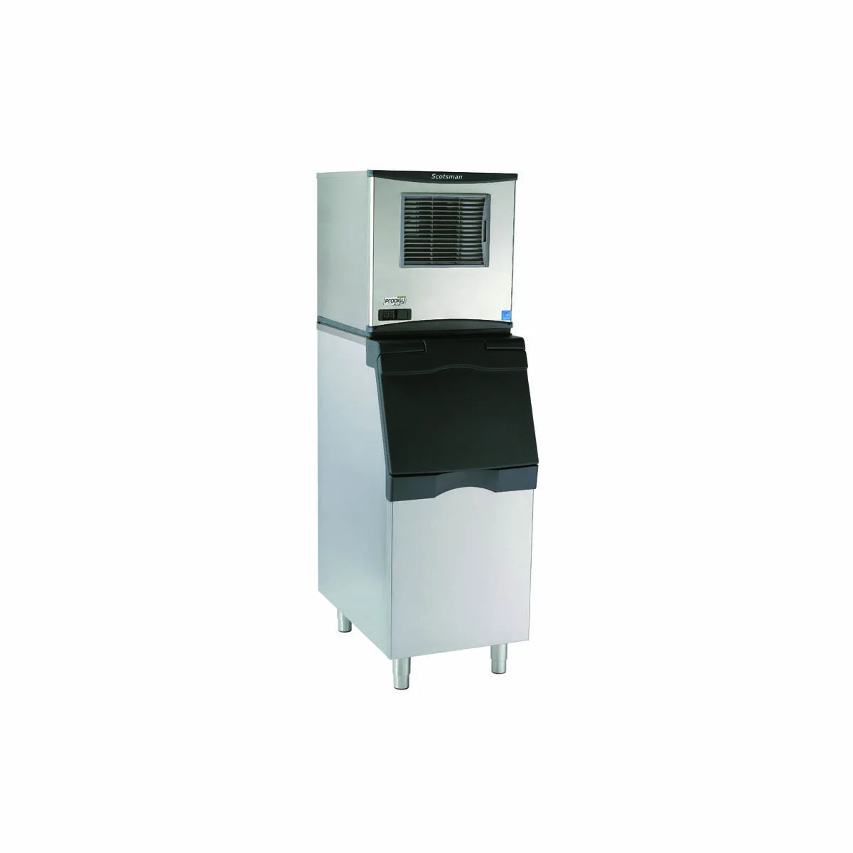 Scotsman FS0822AX-1/B322S Air Cooled Flake 800 lb Ice Machine with Bin, 370 lb Storage