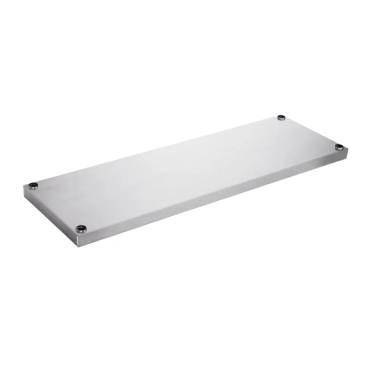 Dukers DCOS-1850 49 5/8"L Table Mount Shelf - 2 Decks, Side Mount, 18"W, Stainless