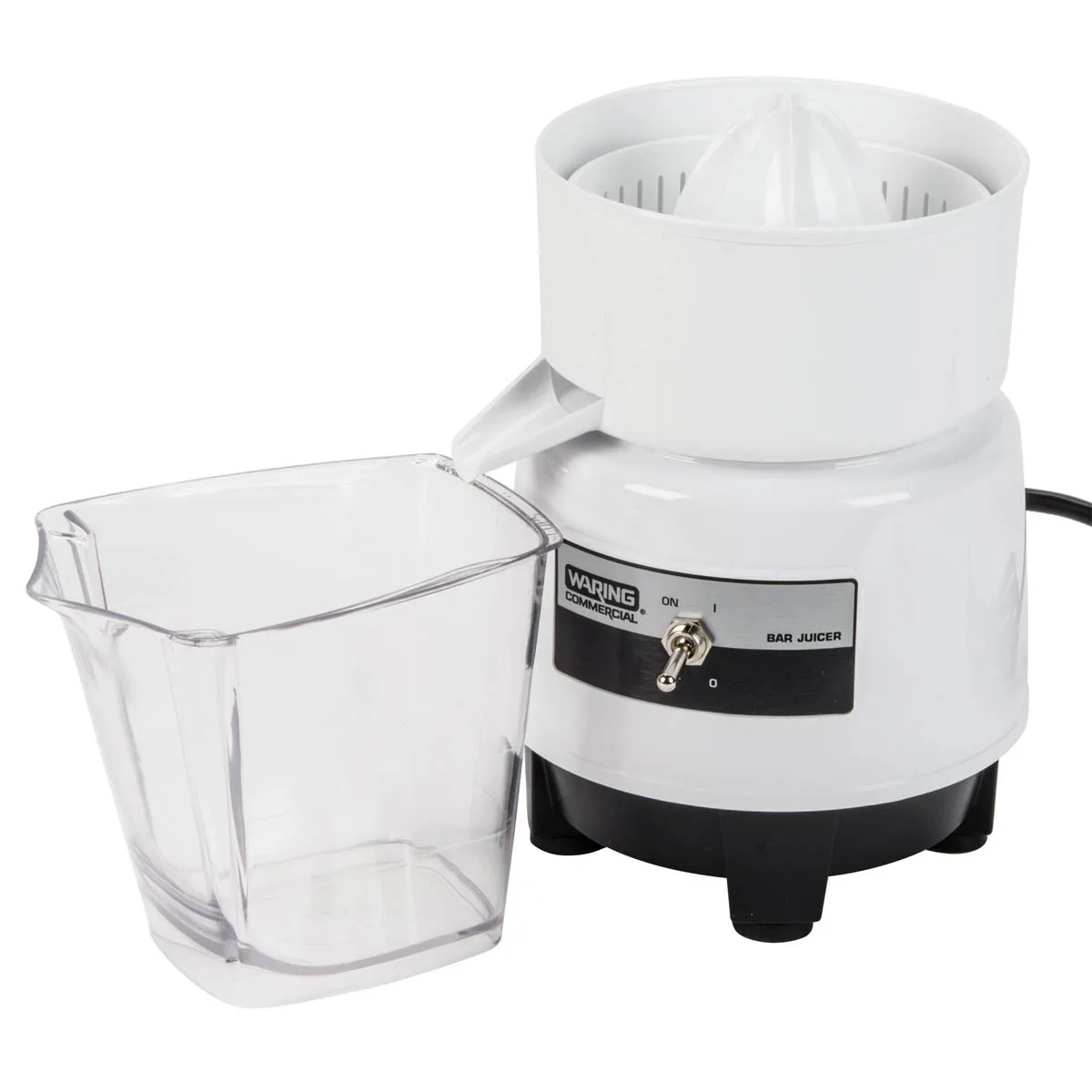 Waring BJ120C Compact Bar Citrus Juicer, 120-Oranges Per Hour 