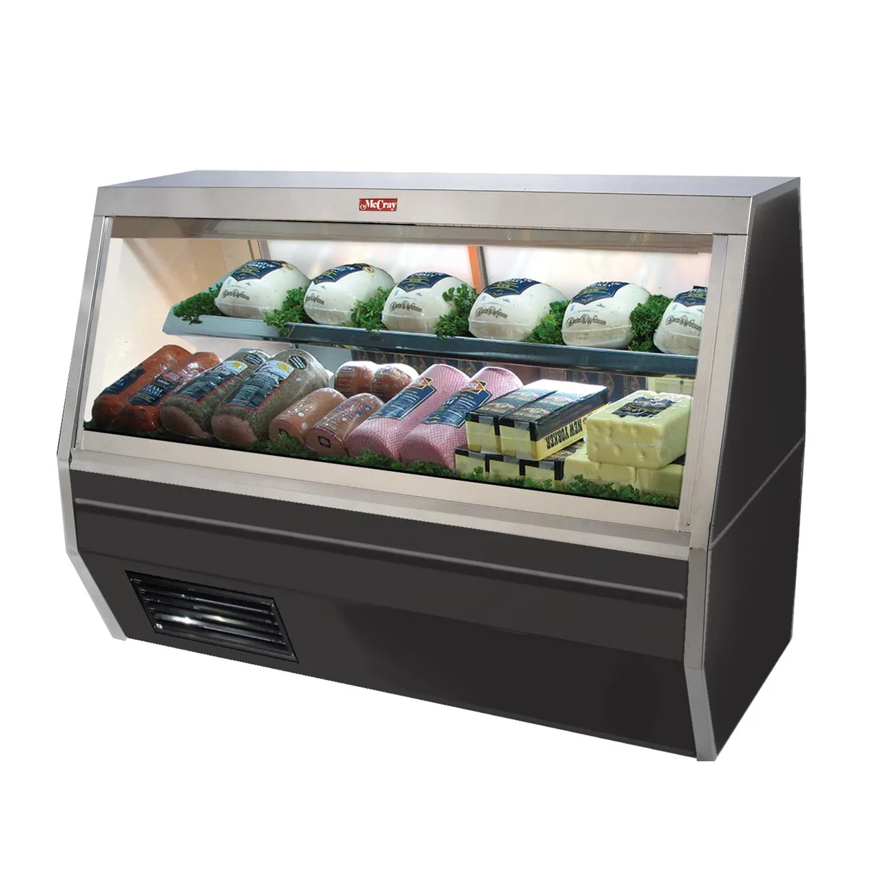 Howard-McCray R-CDS35-12-BE-LED 143" Flat Refrigerated Deli Display Case