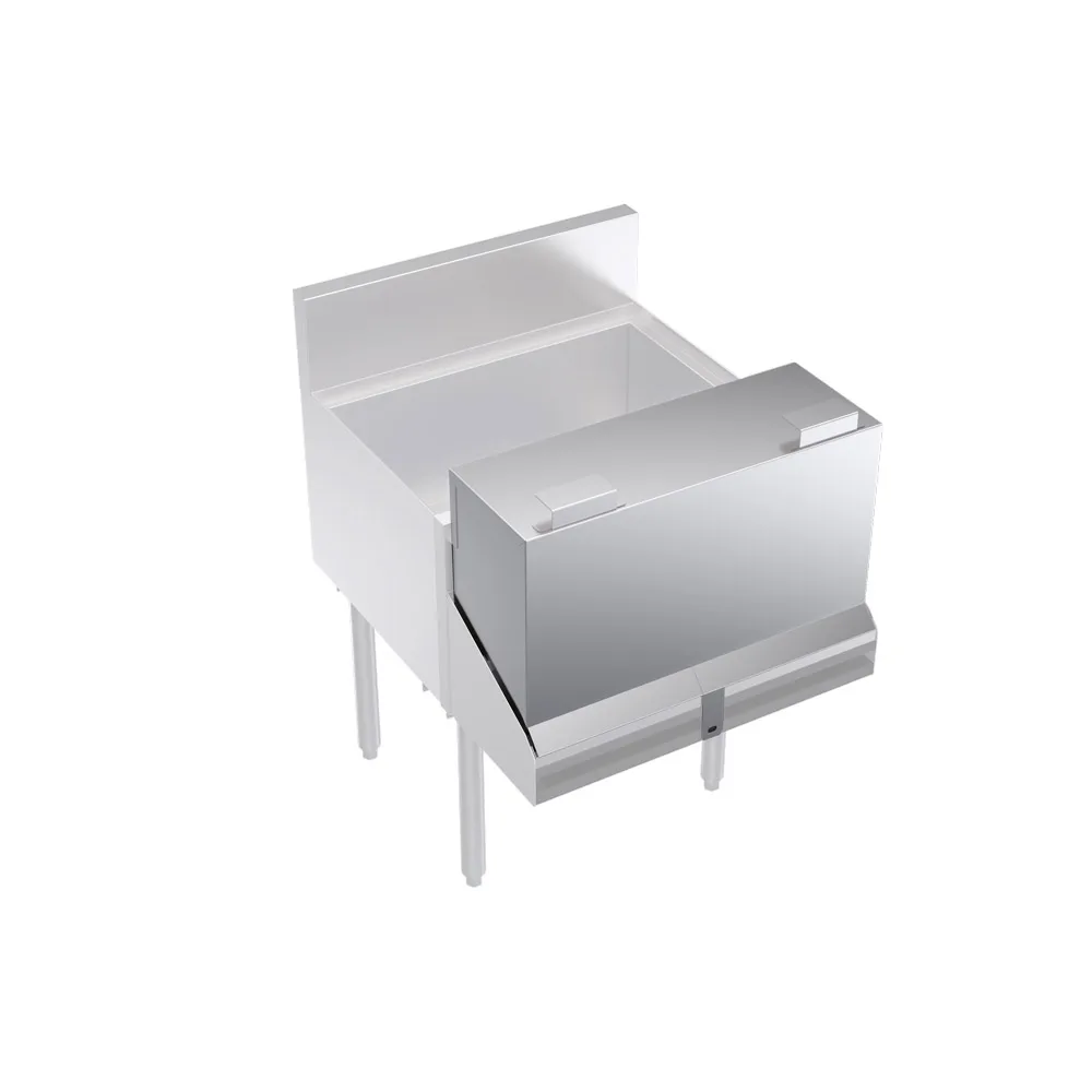 Krowne KR-DC24 Locking Cover for Double Speedrail, 24" Width, 19"-24" Stainless Steel, Double Style