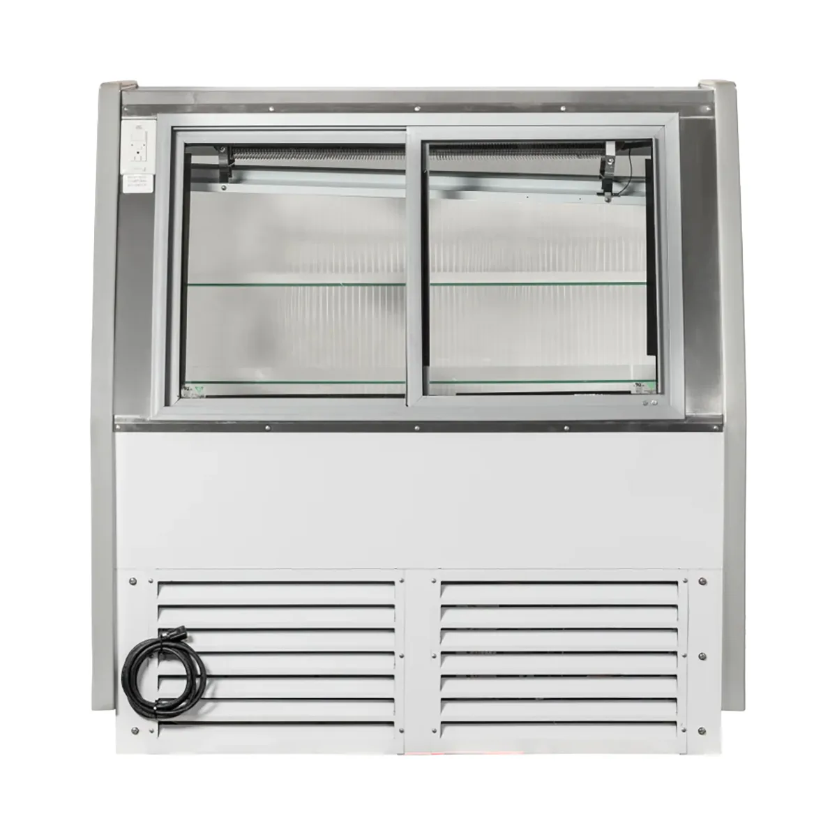 Howard-McCray SC-CBS40E-8C-S-LED 100" Refrigerated Bakery Display Case, Stainless Steel